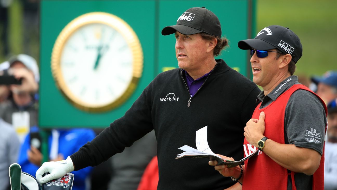Tim Mickelson retiring from serving as caddy for brother Phil