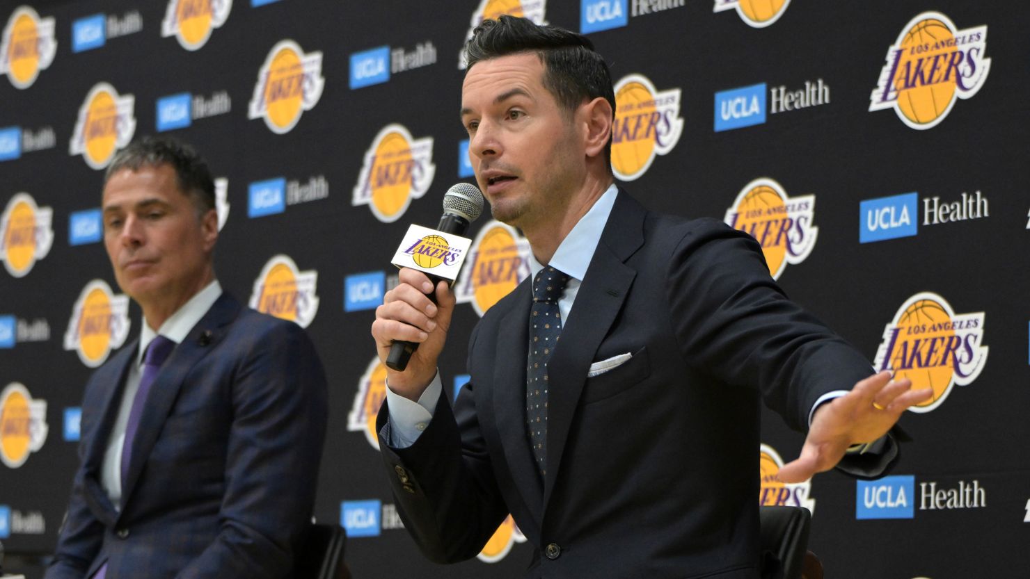 JJ Redick recognized his lack of experience during his Lakers’ introduction